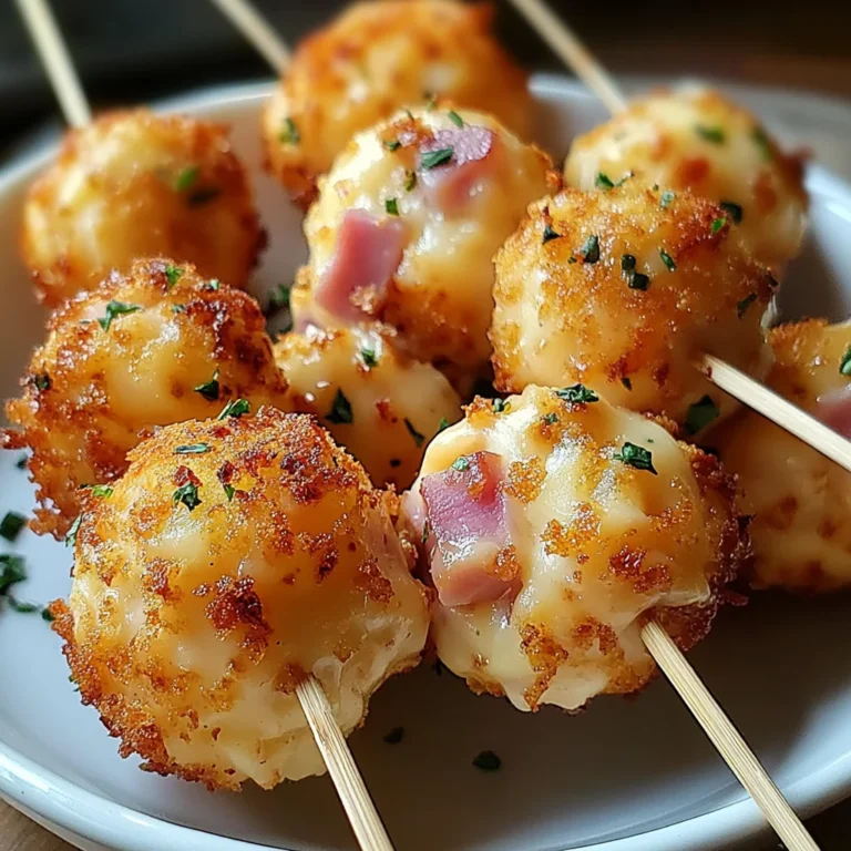 Cake pops salés jambon de poulet fromage