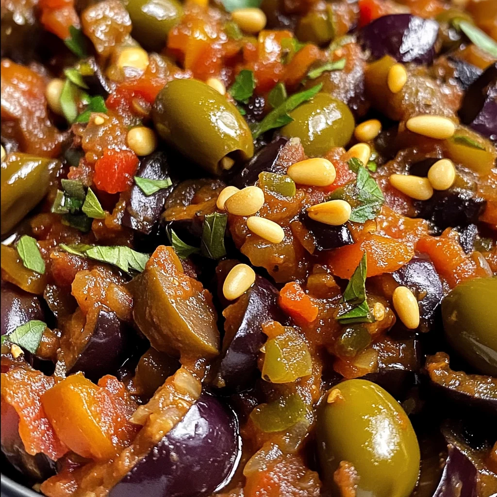 Caponata sicilienne authentique