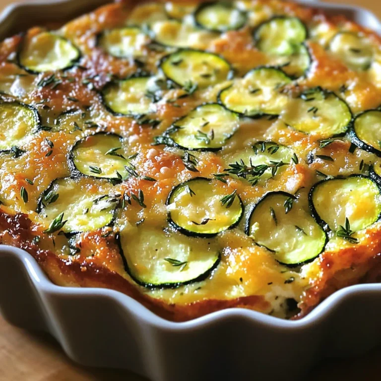 Clafoutis de courgettes au parmesan