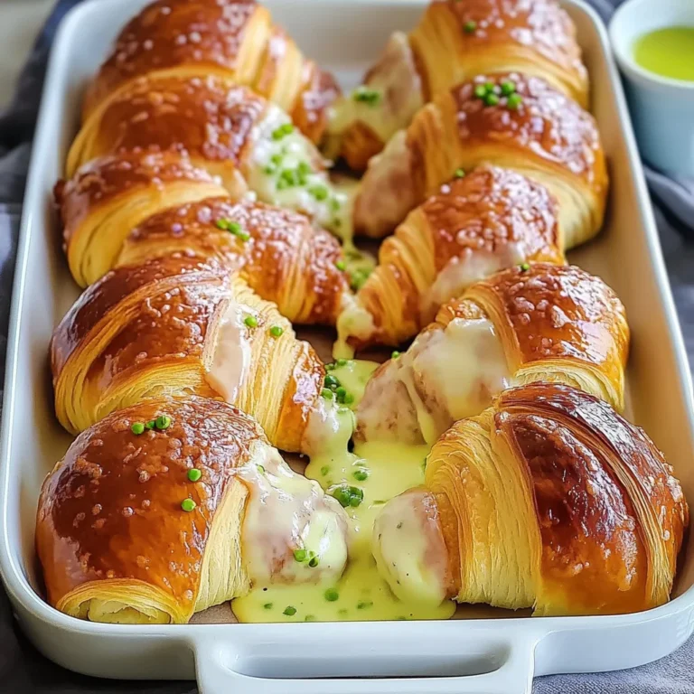 Croissants gourmands faciles