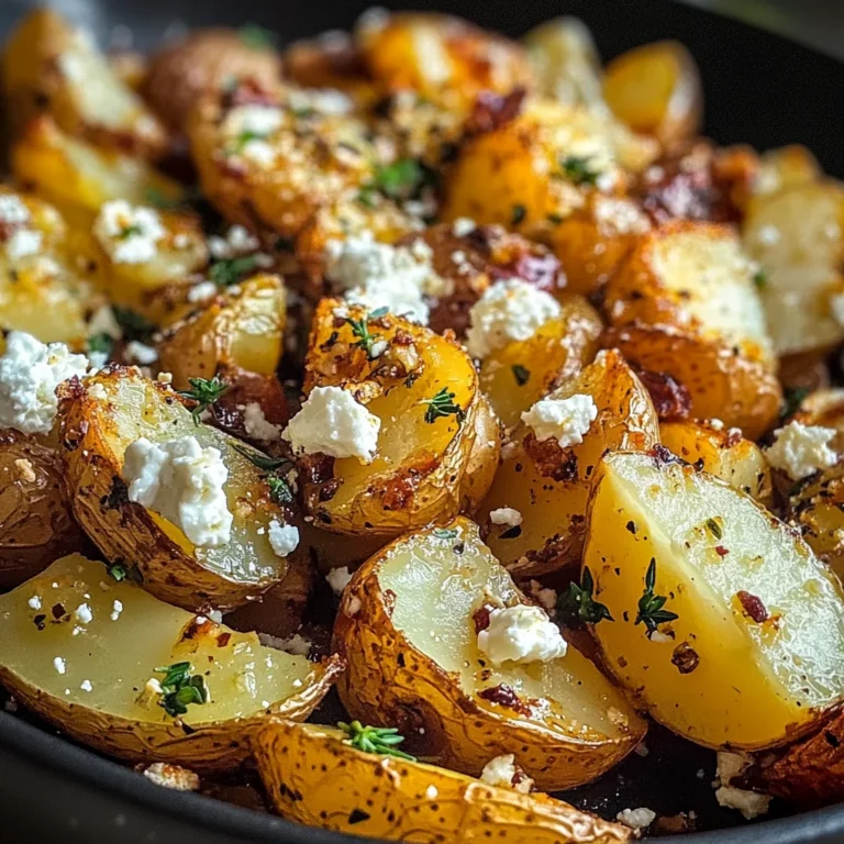 Délicieuses pommes de terre rôties