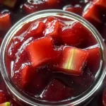Fraise Rhubarbe Confiture