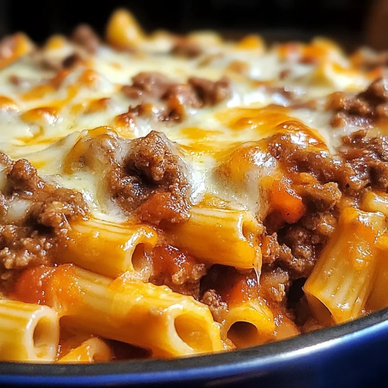 Gratin Pâtes Bœuf