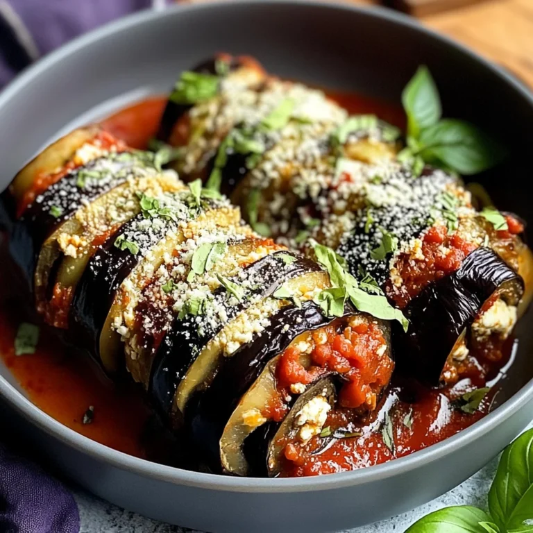 Involtini d'aubergines à la ricotta