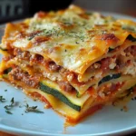 Lasagnes courgettes chair à saucisse