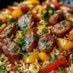 Poêlée Saucisse Riz