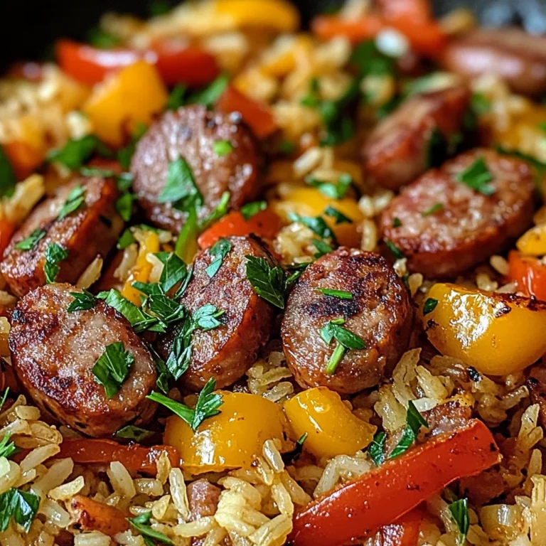 Poêlée Saucisse Riz