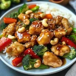 Poulet aux noix de cajou savoureux
