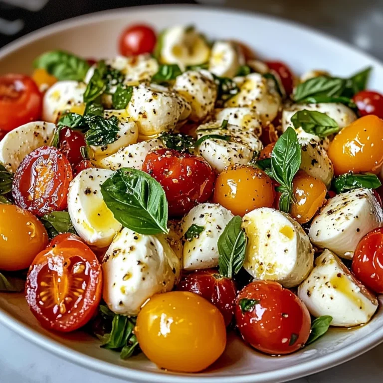 Salade Caprese Crémeuse