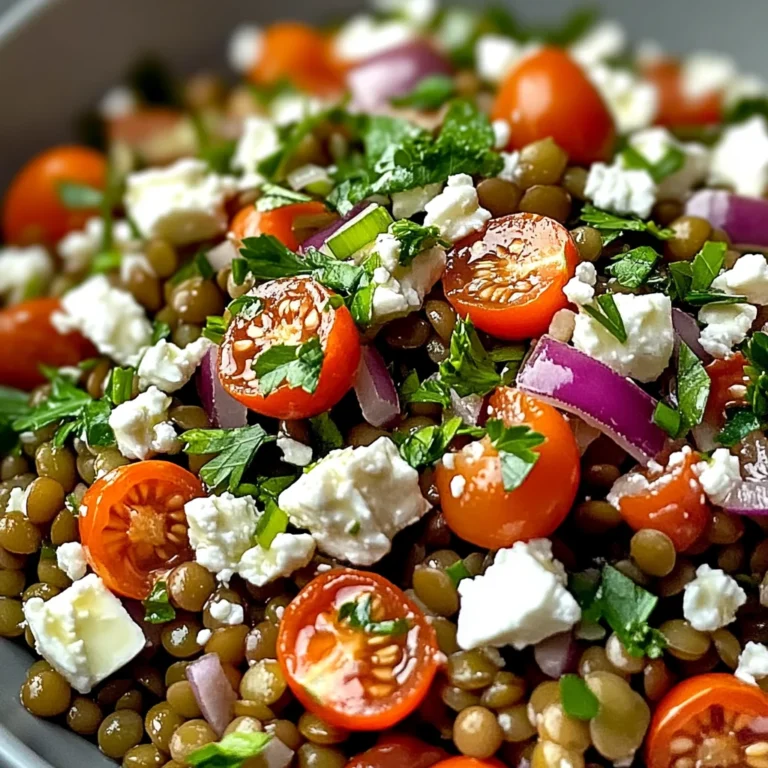 Salade Croquante de Lentilles & Feta
