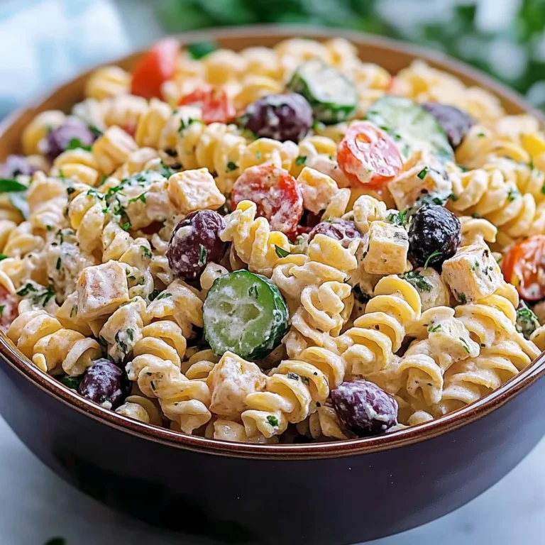 Salade de pâtes méditerranéenne