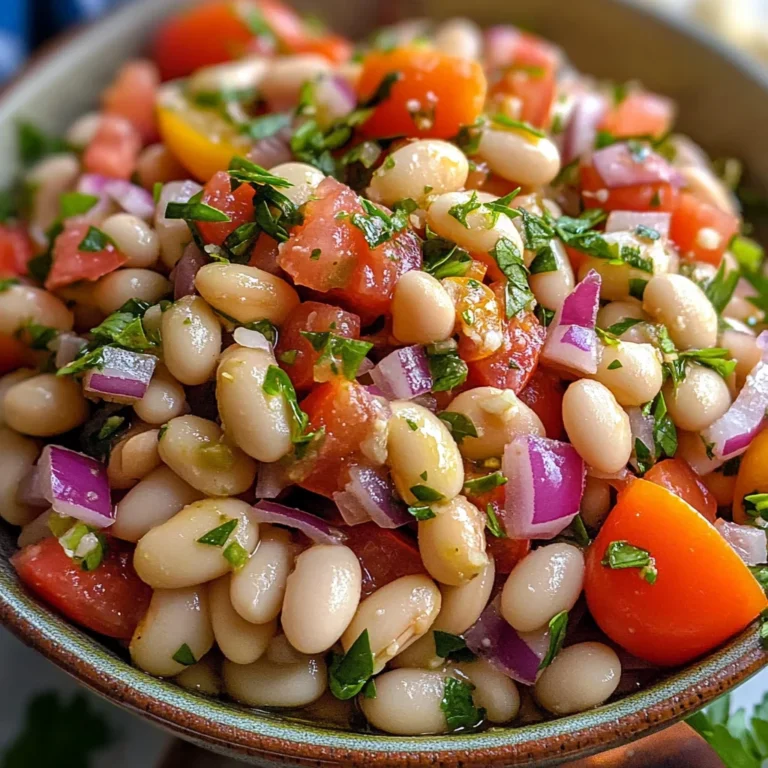 Salade turque haricots blancs