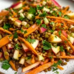Salade végétarienne fraîche et croquante