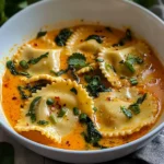 Soupe thaï réconfortante aux raviolis