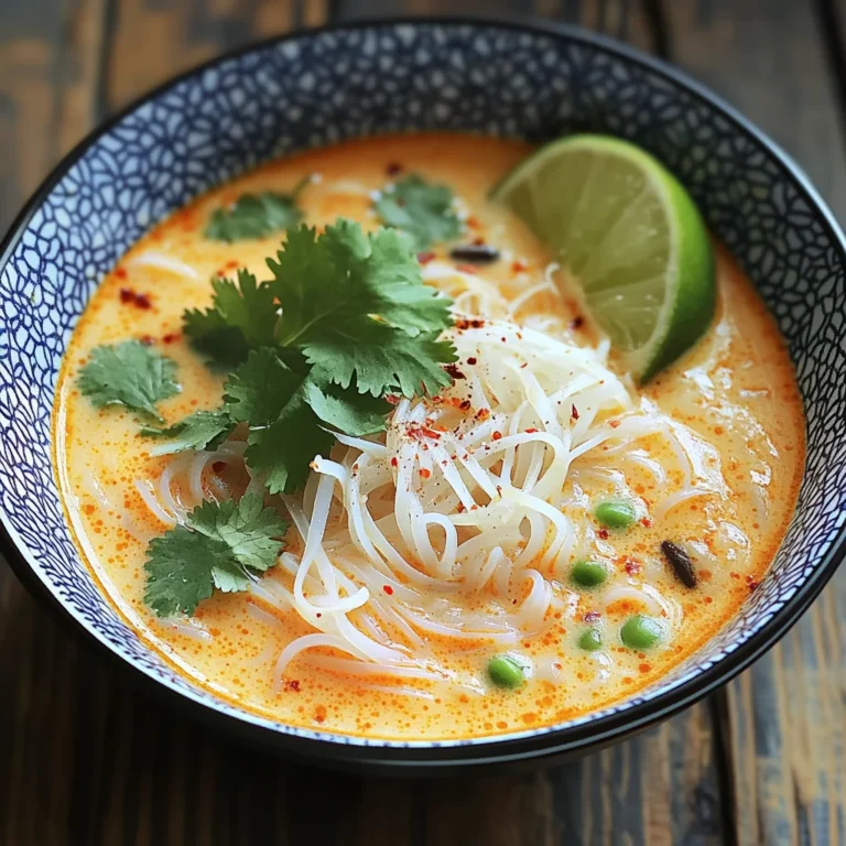 Soupe thaïe légère et parfumée