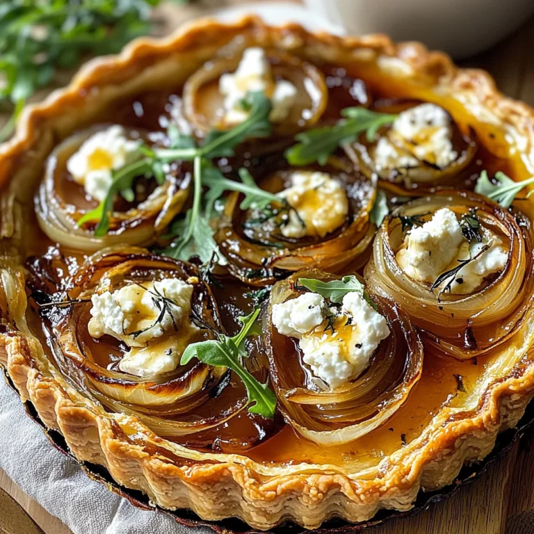 Tarte Gourmande aux Oignons