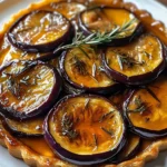 Tarte tatin aux aubergines