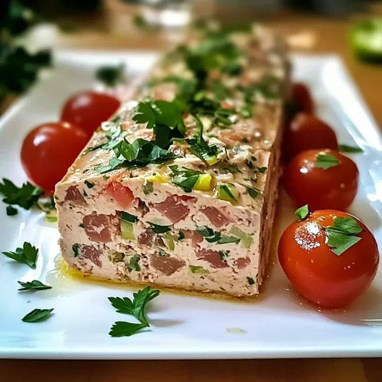 Terrine de thon simple et savoureuse
