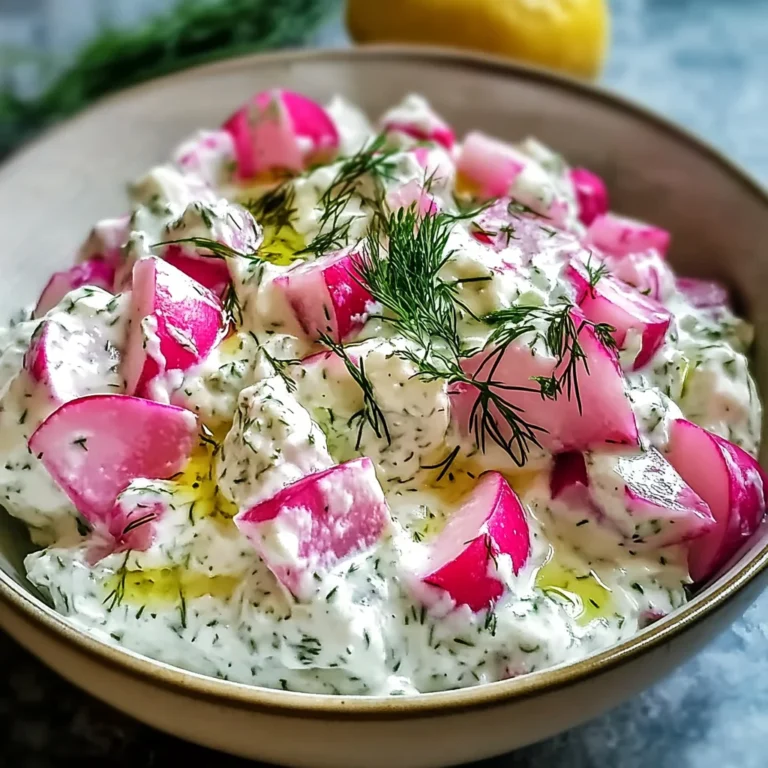 Tzatziki aux radis et herbes