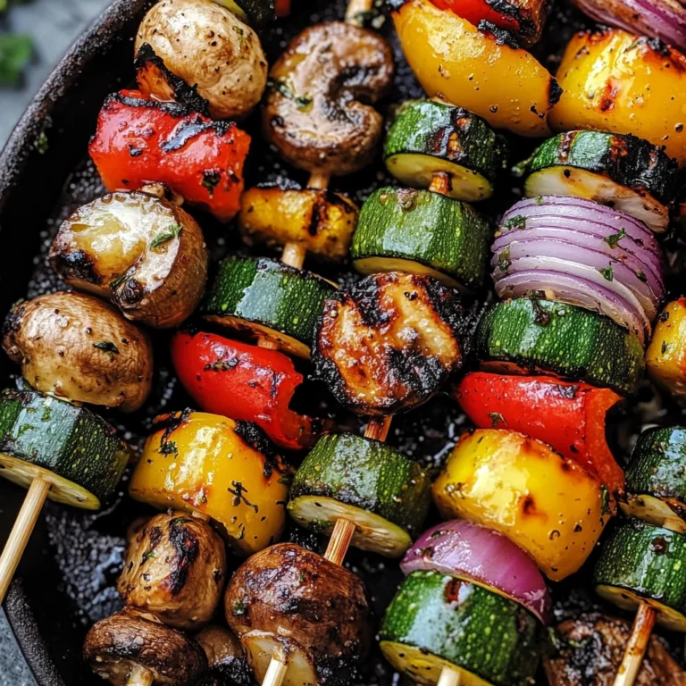 Brochettes de Légumes Grillés