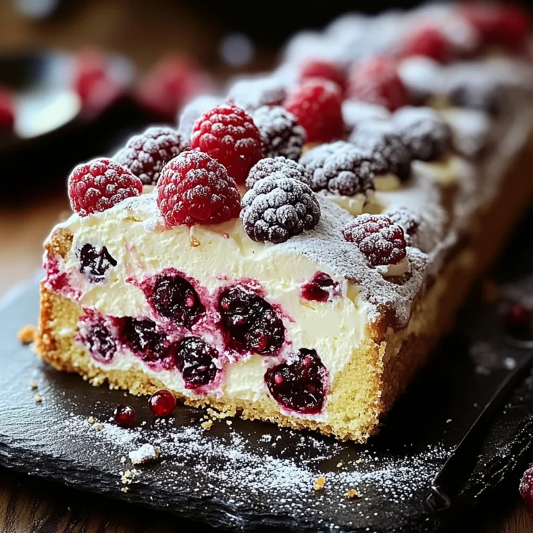 Bûche de Noël au Mascarpone, Chocolat Blanc et Framboises