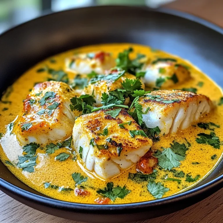 Curry de Poisson Blanc au Lait de Coco : Un Voyage Culinaire Exotique