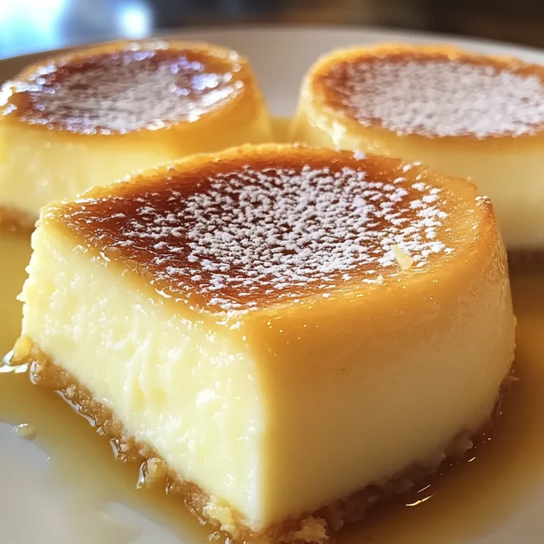 Délices d'œufs au lait à la noix de coco 
