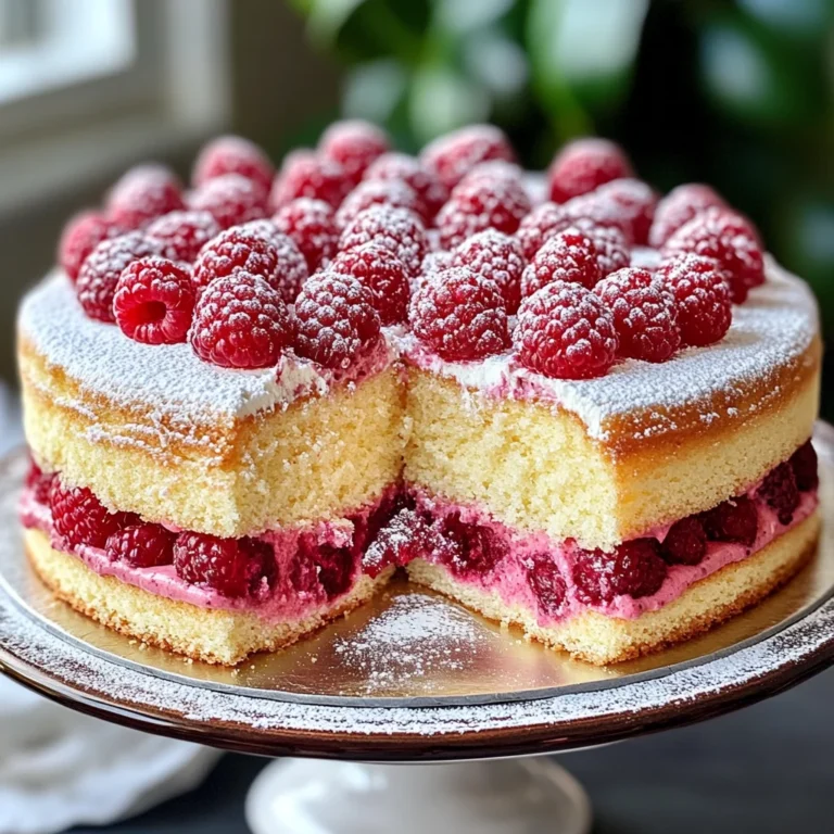 Délicieux framboisier très facile à faire – Recette inratable