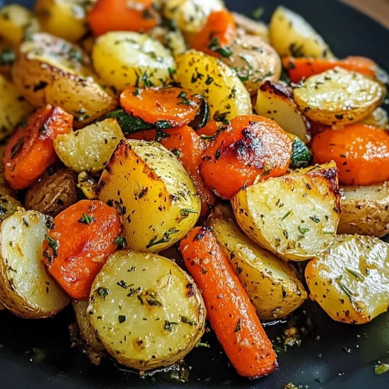 Légumes Rôtis à l'Ail et aux Herbes