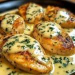 Poulet Sauce Boursin à l’Ail et Fines Herbes