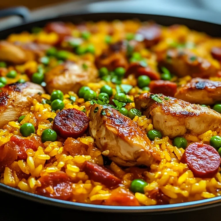 Recette de paella au poulet et chorizo : un plat savoureux à partager
