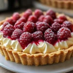 Tarte Onctueuse au Mascarpone & Framboises