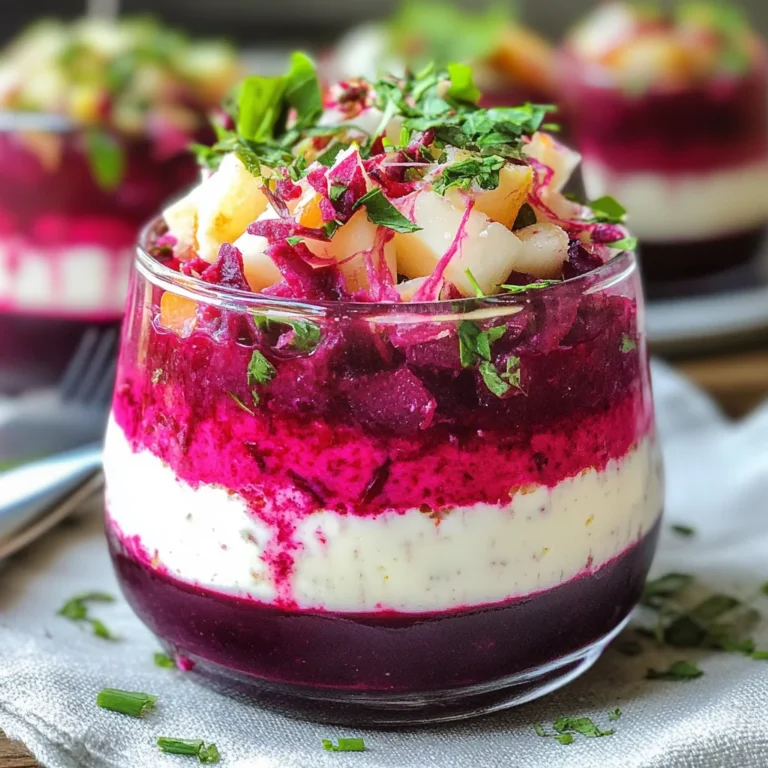 verrine betterave fromage frais